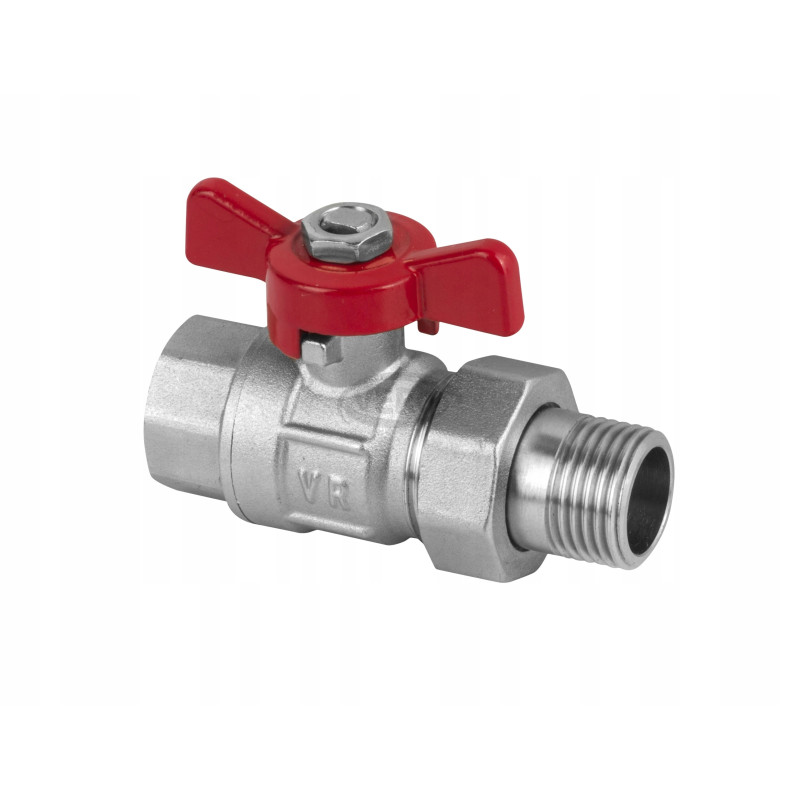 Zawór kulowy ze śrubunkiem  3/4 prosty Perfexim